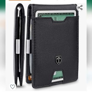 Travando Minimalist Men's Black Wallet